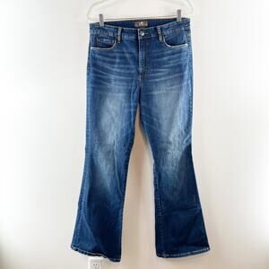 Kut From The Kloth Ana High Rise Fab Ab Flare Dark Wash Jeans Blue 12